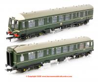 32-900C Bachmann Class 108 2-Car DMU BR Green (Speed Whiskers)